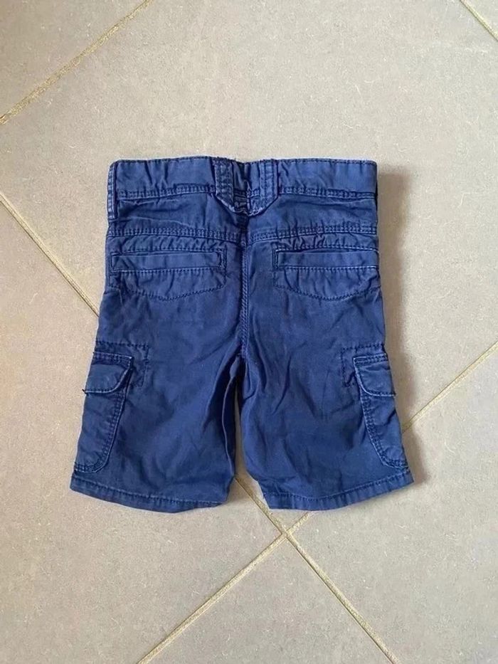 Short / Bermuda - Cargo - Okaidi - Bleu électrique - 2 ans - photo numéro 3