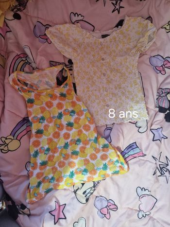 Lot de 2 top 8 ans