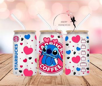 Stitch Starbucks - Gobelet en verre ❤️