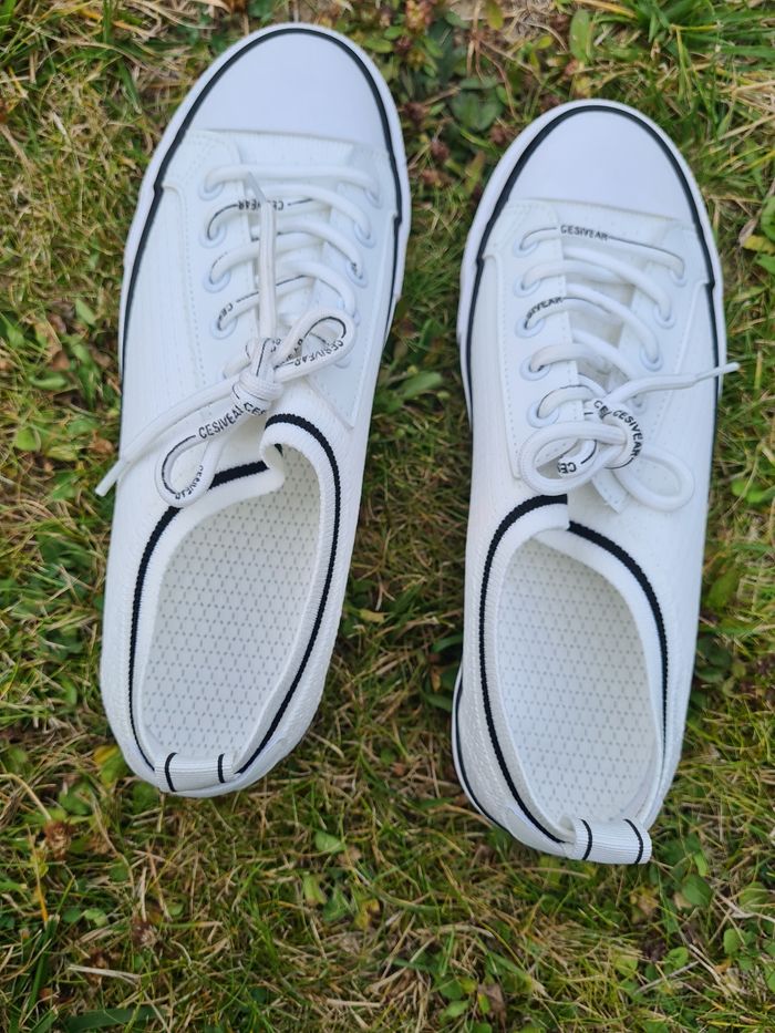 Basket en toile taille 41 - photo numéro 4