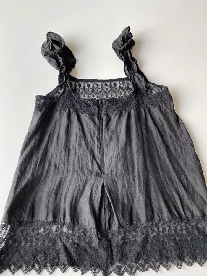 Débardeur soie noir kooples - photo numéro 6