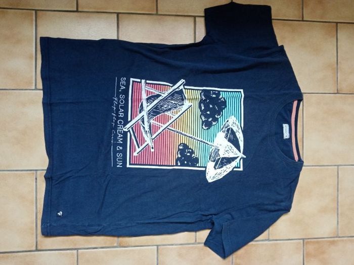 T shirt bleu marine XL