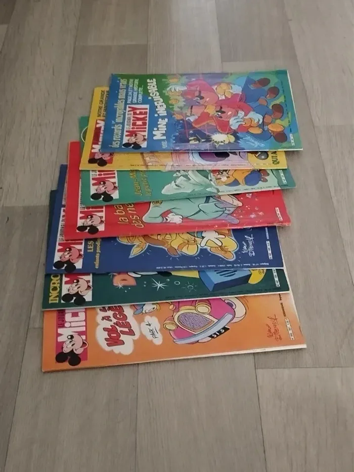 Lot Vintage 7 magazines Journal de Mickey année 1983 L057 - photo numéro 2