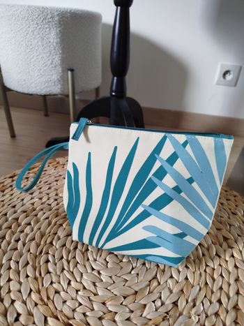 Pochette isotherme imprimé feuilles neuve