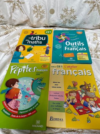 Manuels scolaires CE1 Mathématiques et français