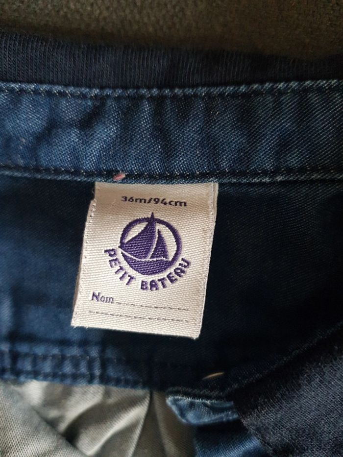 Chemise garçon petit bateau 36 mois - photo numéro 2