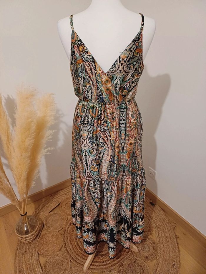 Robe longue cache-coeur à motifs Millénium taille M 38 - photo numéro 9