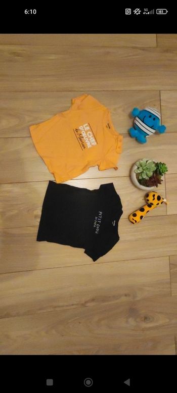 Lot de 2 T shirts