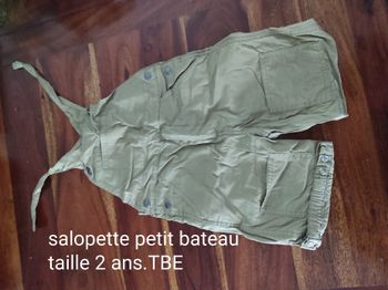 Salopette petit bateau