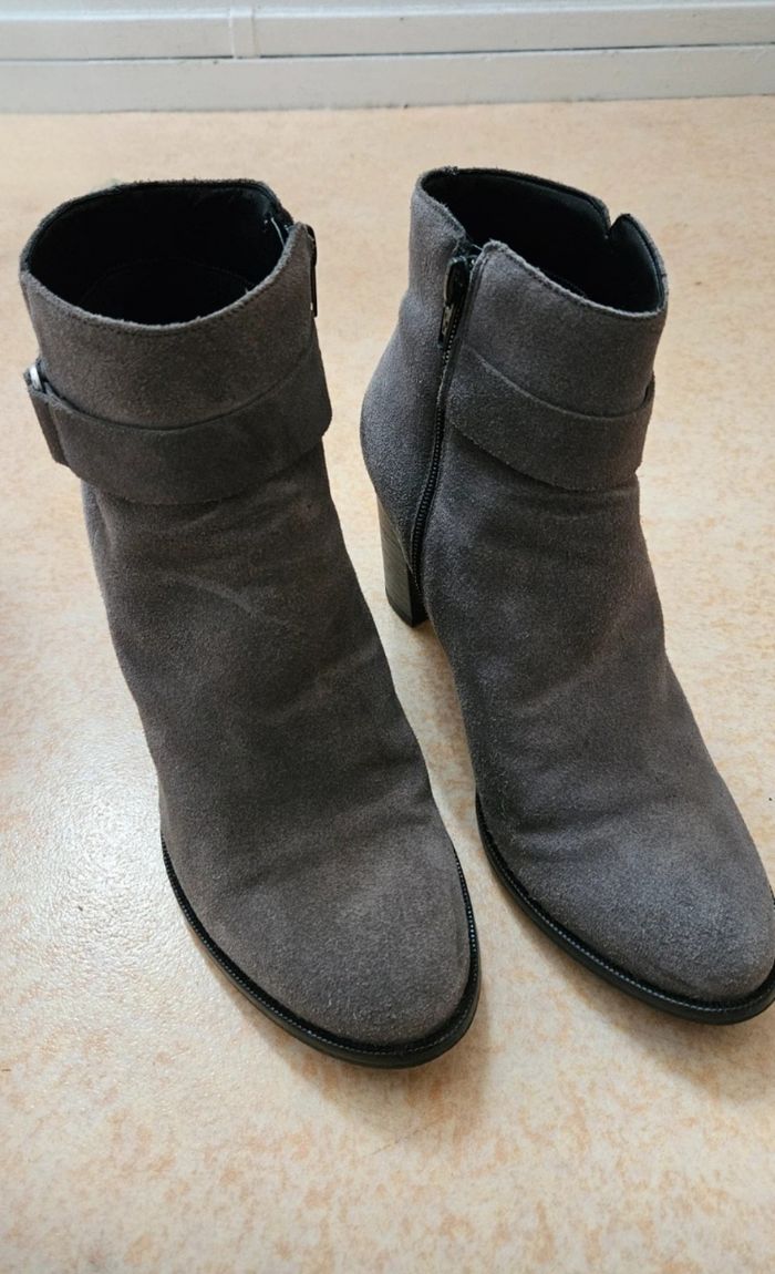 Bottines gris clair - photo numéro 3