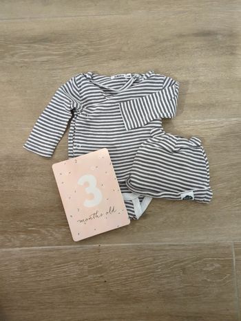 Body et bonnet 3mois