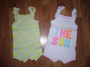 Lot combishorts 18 mois