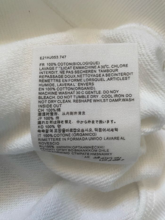 Pull Ami Paris - Blanc Cœur Rouge - Taille M - photo numéro 4