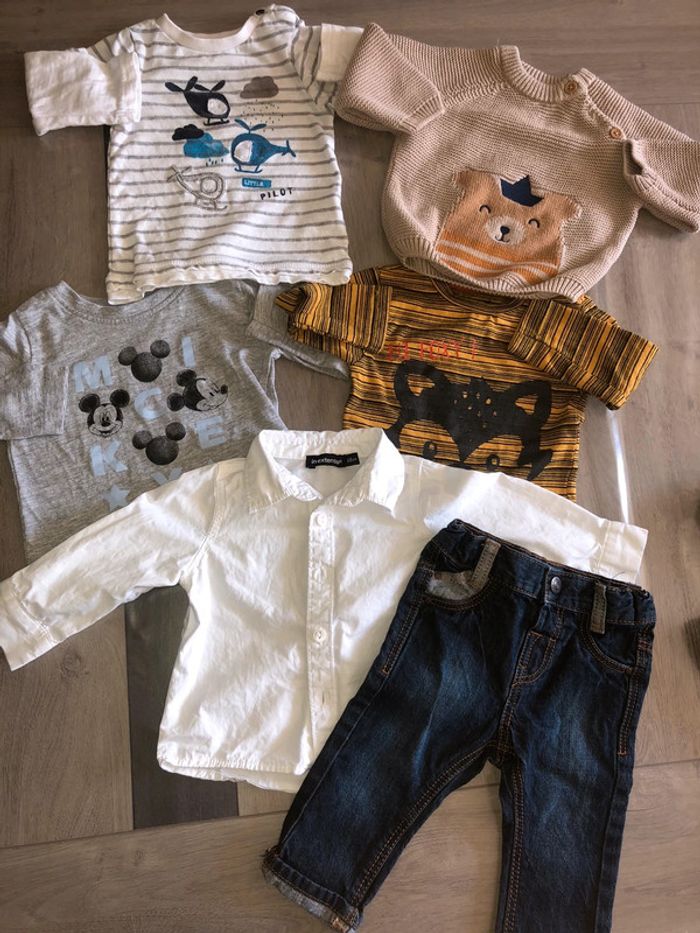 Lot automne hiver gilet chemise combinaison - photo numéro 3