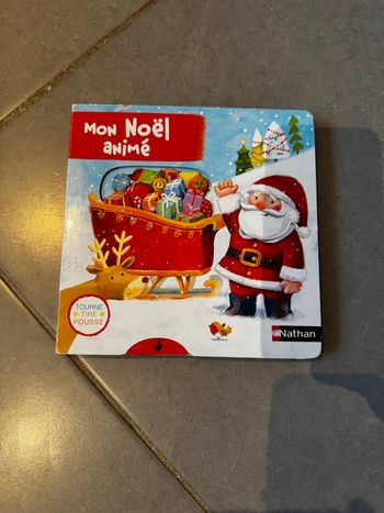 Livre / Album - Tourne / Tire / Pousse - Mon Noël animé - Ag Jatkowska - Nathan