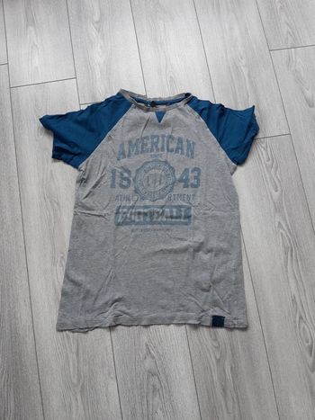 Tee shirt bleu et gris