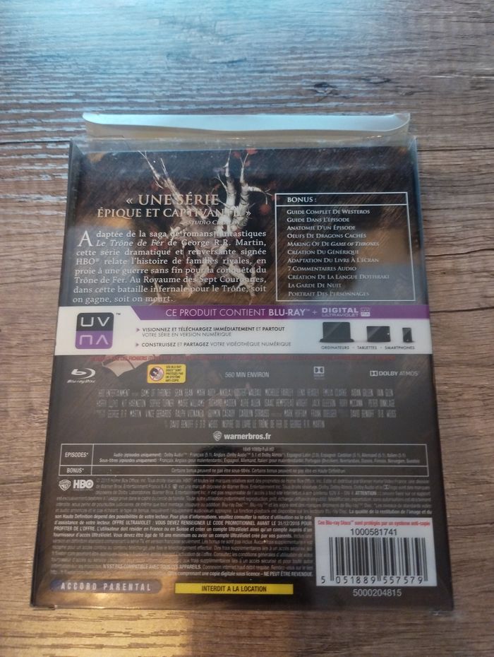 Game of Thrones (Le Trône de Fer) - Saison 1 - édition limitée - Blu-ray + Magnet Collect - photo numéro 5