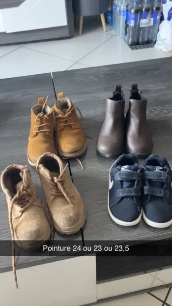 Lot de chaussure basket