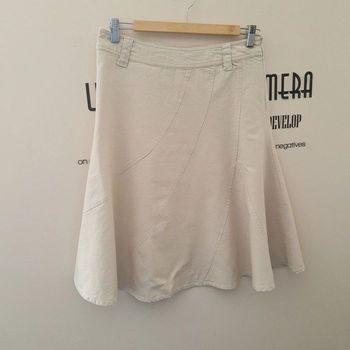 Jupe mi longue lin Mim taille 38