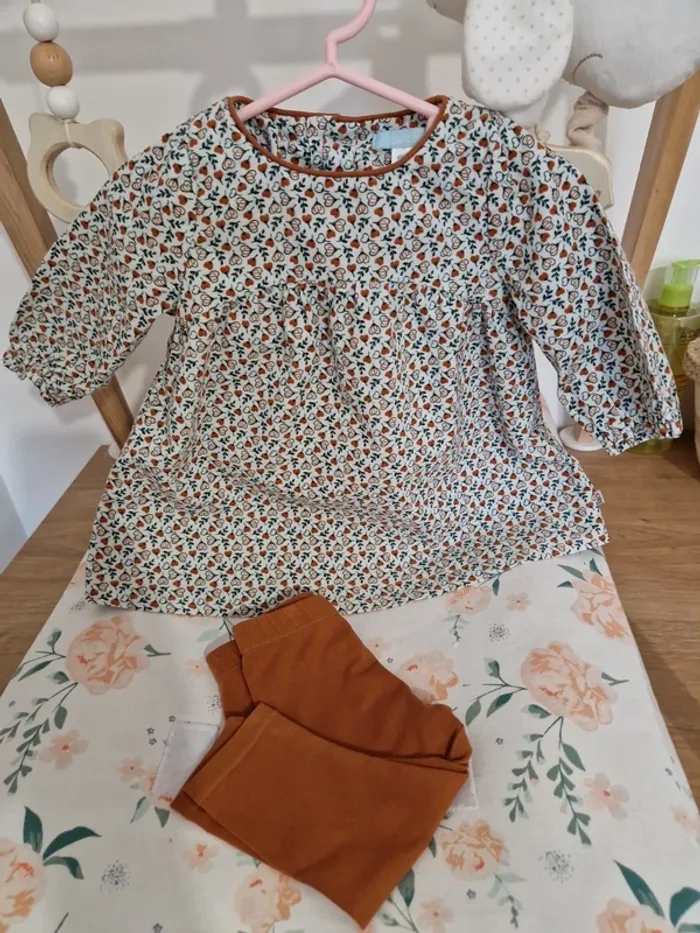 Ensemble fille legging + tunique okaïdi - photo numéro 3