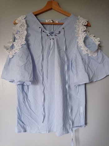 Blouse à rayures "Ky Création" XL