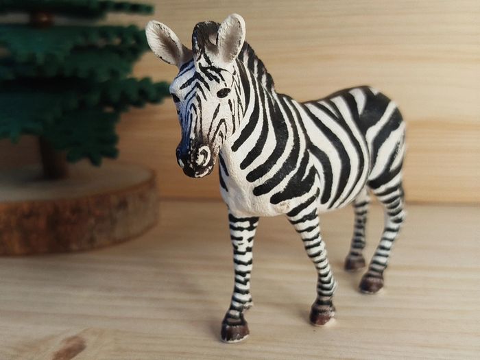 Schleich zèbre femelle Figurine animal de la savane - photo numéro 2
