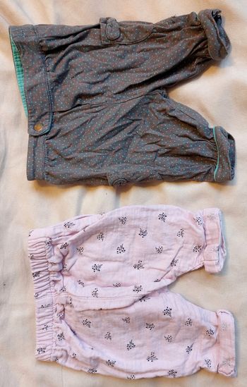 Lot pantalons fille 1 mois