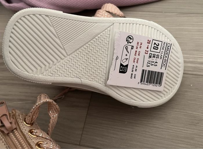 Chaussure fille taille 20 neuve orchestra - photo numéro 3