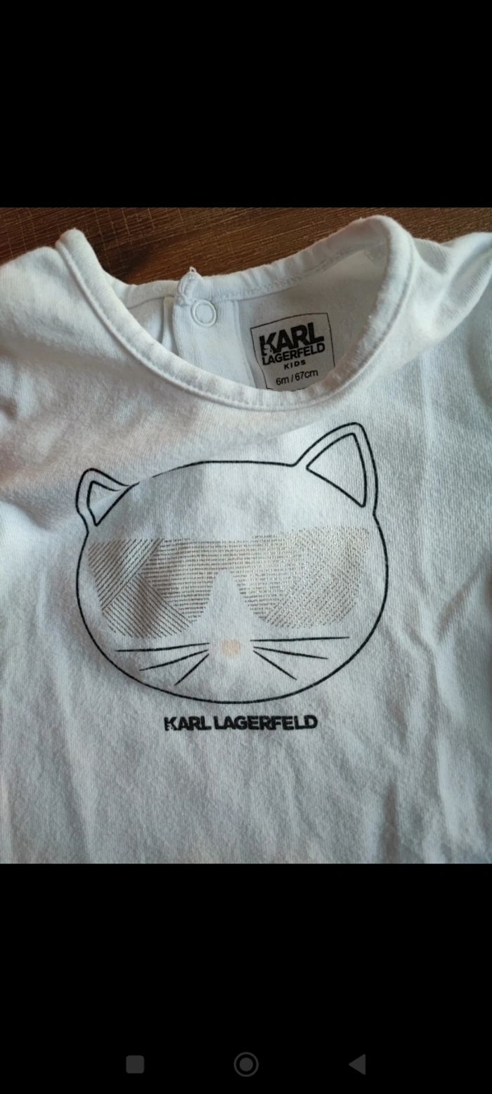 Tee-shirt manches longues 6 mois - photo numéro 2