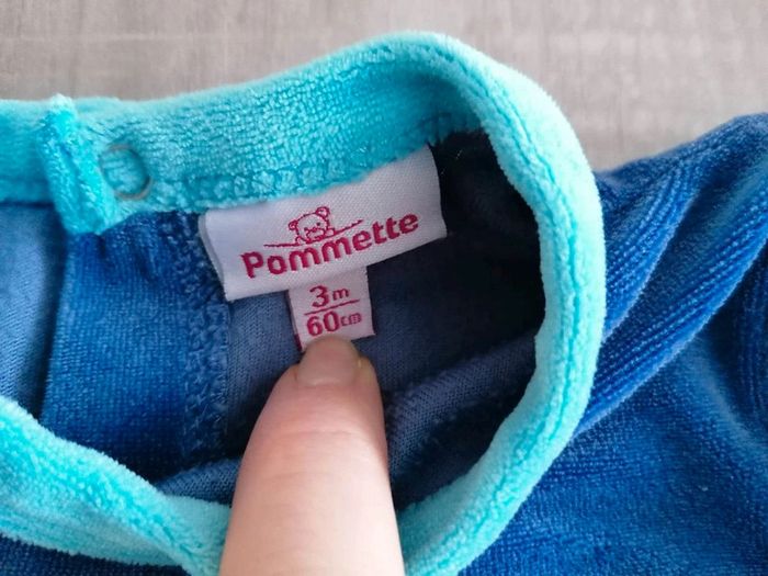 Pyjama Superchat Pommette 3 mois - photo numéro 3