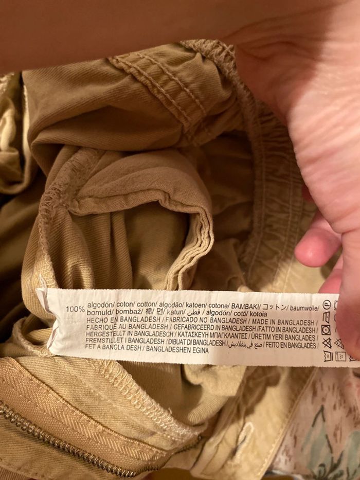 Pantalon jeans beige - photo numéro 8