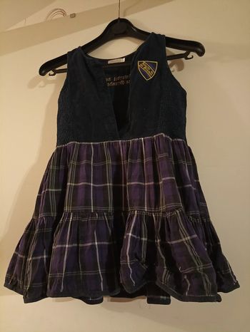 Robe hiver  double volants 10ans