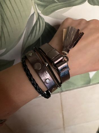 Bracelet femme simili cuir
