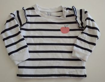 Pull marinière bébé 18 mois