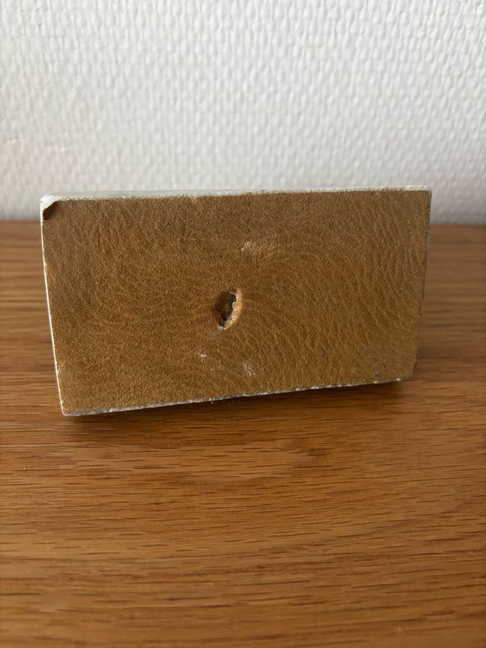 Vintage serre livres cerf marbre et métal - photo numéro 8