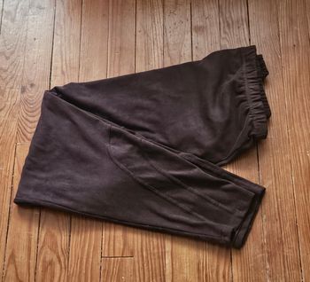 Pantalon imitation peau forme jodpur 