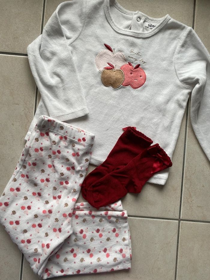 Pyjama velours 2 pièces Gemo 36 mois