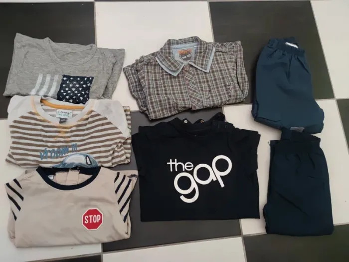 Lot de 7 vêtements garçon 2 ans / 24 mois / 86 cm