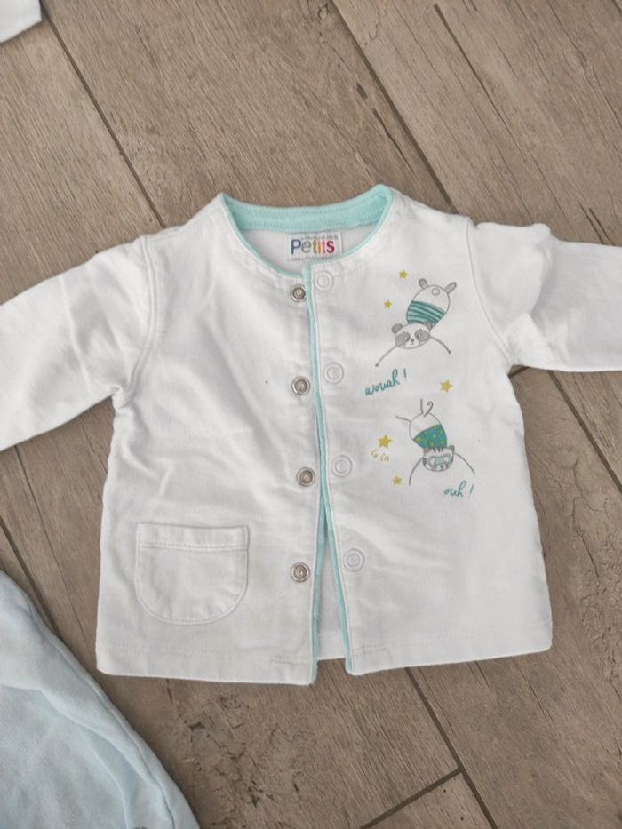 Ensemble lot 3 pièces mixte 6 mois - photo numéro 2