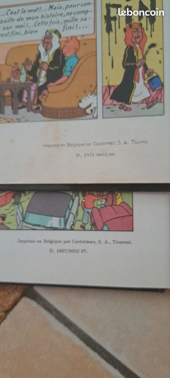 24 BD Tintin ancienne 1966/1976 15€ la BD ou lot - photo numéro 9