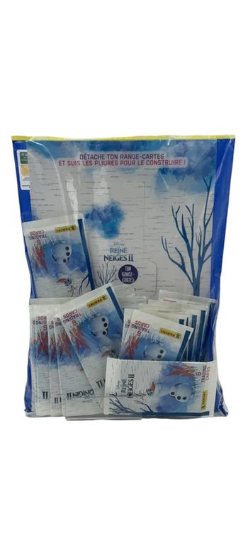 Lot de 24 paquets de cartes Panini Disney Frozen la reine des neiges 2 + range-cartes neuf