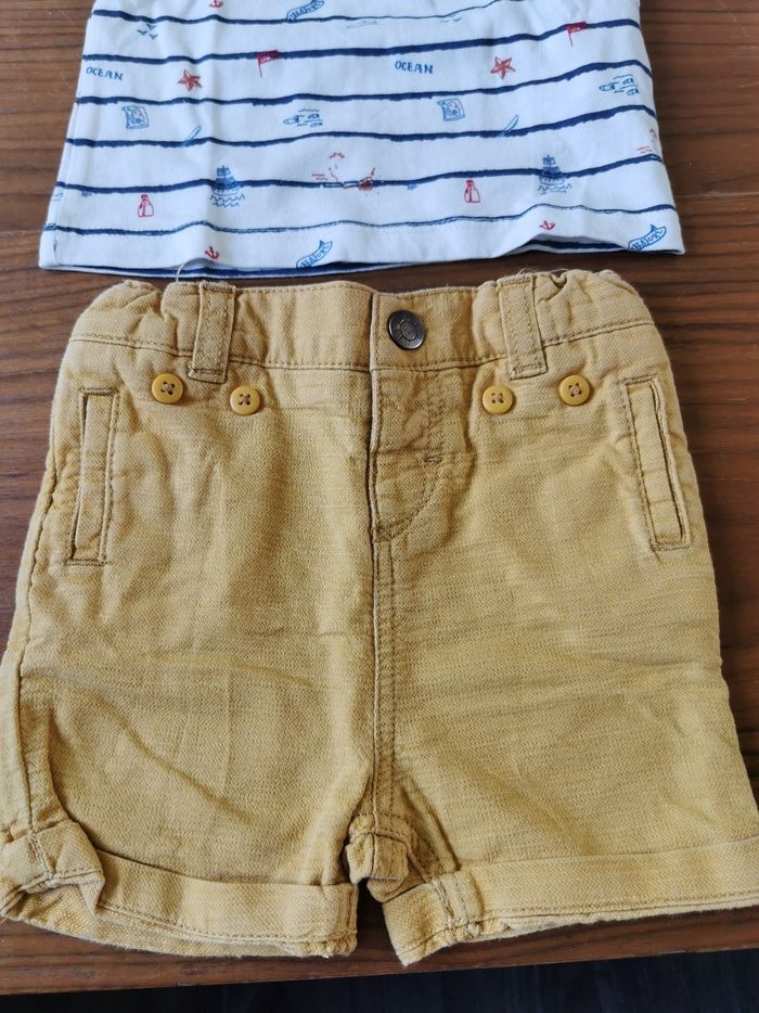 Short tee shirt 6 mois été garçon - photo numéro 4