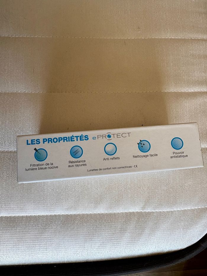 Lunettes anti lumière bleue gris foncé - eProtect - photo numéro 5