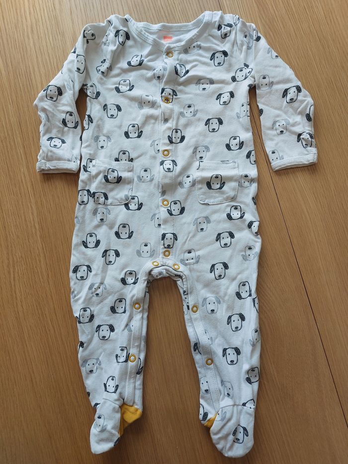 Lot 3 pyjamas 1 pièce 74cm/12m - photo numéro 4