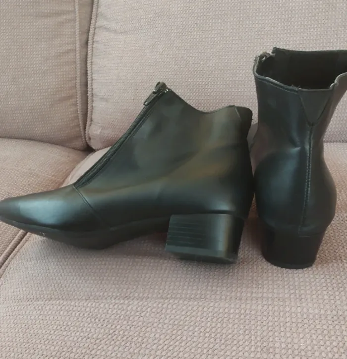 Bottines simili cuir T. 41 - photo numéro 4