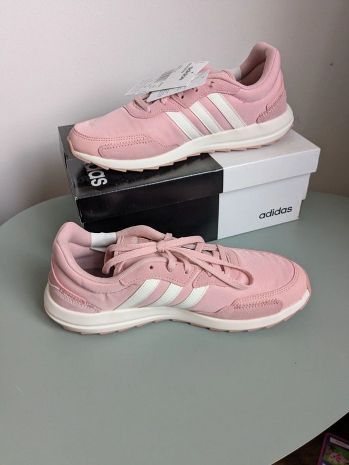 Baskets rose adidas 39 - photo numéro 3