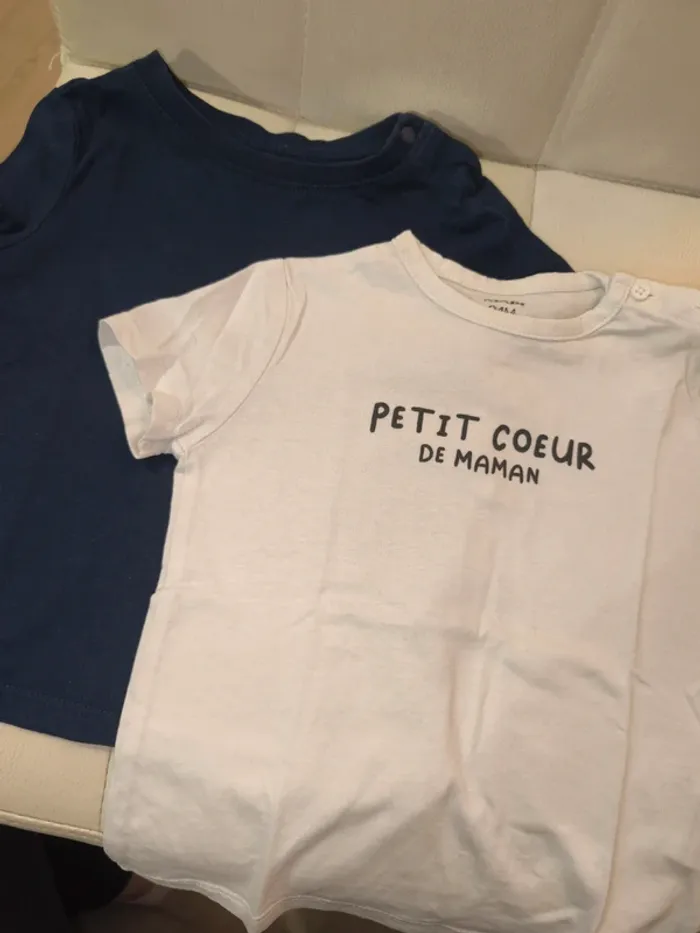 Lot 2 t-shirts manches courtes - photo numéro 2