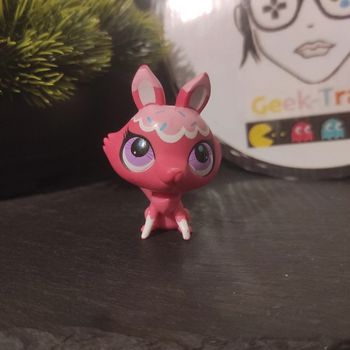 Littlest Petshop LPS Bunny Renard Fox Pink Rose 3000 hasbro #geektradelpsrenard