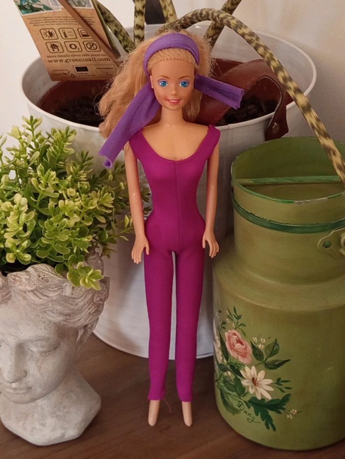 Barbie vintage tenue combi violette Super Dance 1982