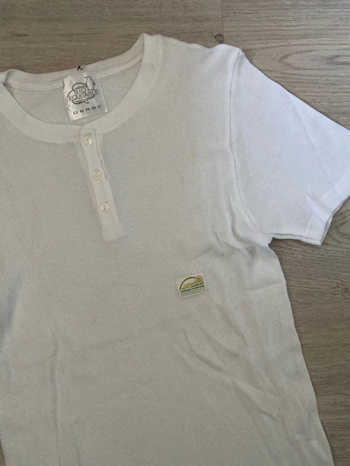 Tee shirt T-shirt Derby coton bio  taille S Neuf - photo numéro 4